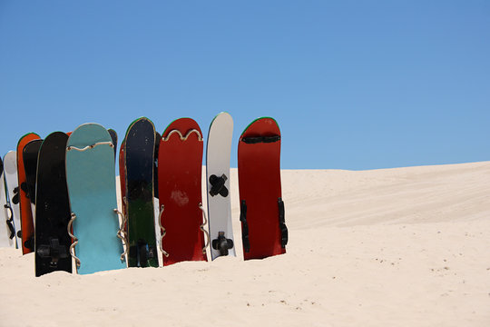 Sandboards and dunes