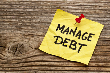 manage debt reminder note