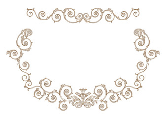 クラシックな飾り罫