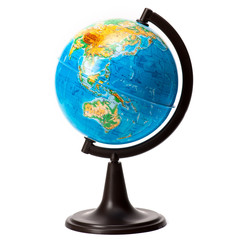 Globe isolated on white