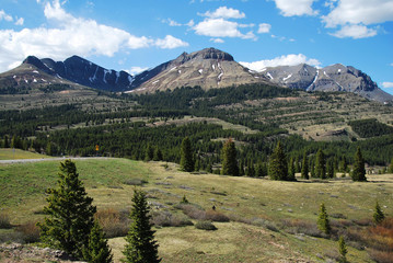 Turks head and Grand turk mountains, San Juan Moutains, CO, USA
