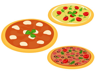 Italian pizzas