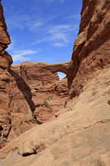 Fototapeta na wymiar turret Arch, Arch national park, Arizona
