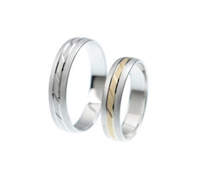 White gold wedding rings
