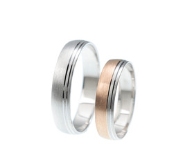 White gold wedding rings