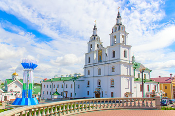 Obraz premium Cathedral of Holy Spirit in Minsk, Belarus.