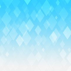 Abstract blue gradient rhombus background