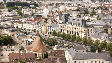 Panorama di Chartres da Notre Dame