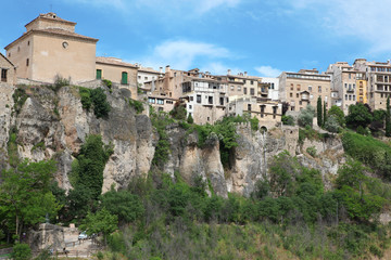 Obraz na płótnie Canvas General view of Cuenca town in the morning. Castilla-La Mancha,