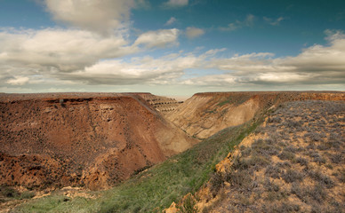 panorama slopes plateau Ustyurt