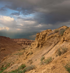 desert cliffs at Ustyurt