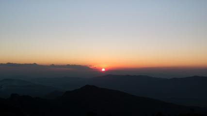 Fototapeta premium zachód słońca