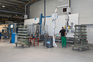 fabriquation verre usine
