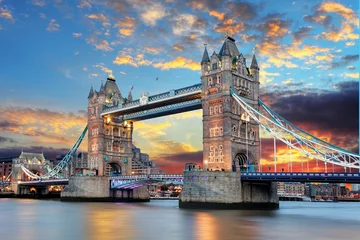 Foto auf Acrylglas Brücken Tower Bridge in London, Großbritannien
