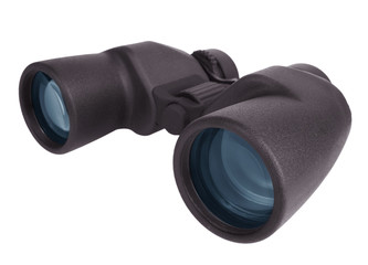 Marine binoculars on a white background