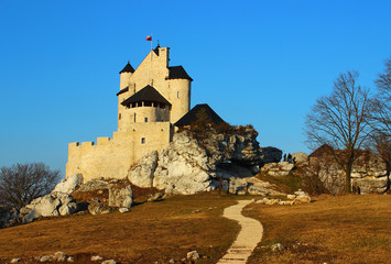 Zamek w Bobolicach - obrazy, fototapety, plakaty