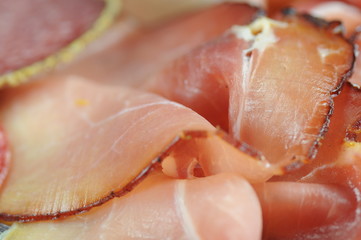 Schinken in Scheiben