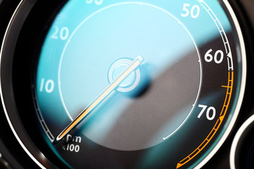 Tachometer detail