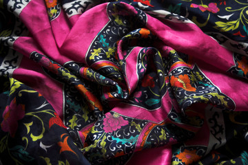 Bright pattern  fabric