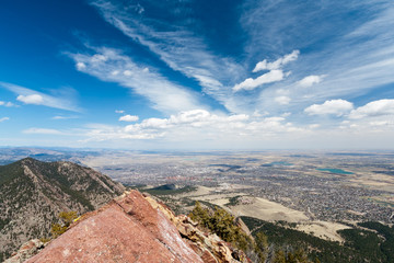 Aerial View of Boulder, Colorado © deberarr