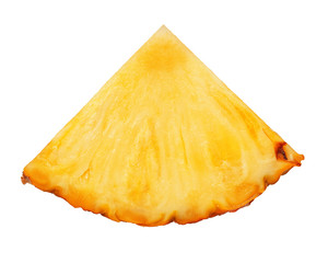 pineapple slice isolated