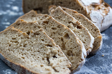 fresh sliced bread
