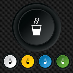 Hot water sign icon. Hot drink symbol.