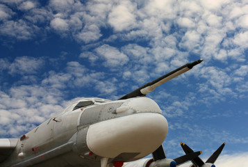 Bomber Tu-95 “Bear”, front part of the aircraft