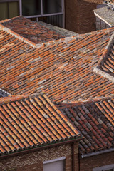 Toledo, imperial city. View from the wall, roof of house