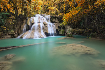 Fototapeta na wymiar Waterfall, Kanchanaburi, Thailand