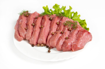 Fresh raw beef
