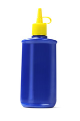 Blue Plastic Oil Bottle