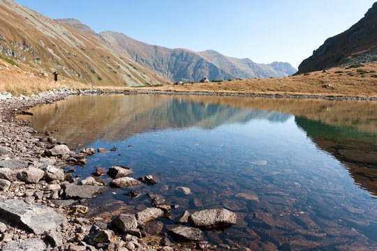 Mountain Lake, Western Carpathians, Slovakia.