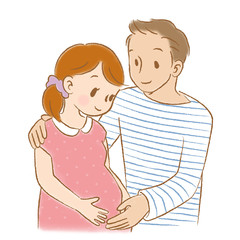 ママとパパと赤ちゃん