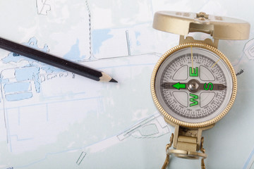 compass showing the right direction