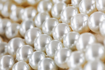 White pearl necklace