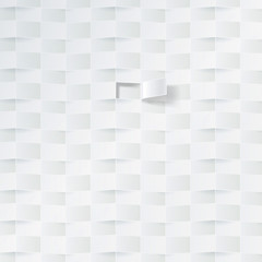 Weißes Korbmuster und Rattern