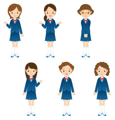 女子学生セット／全身