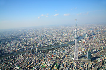 スカイツリー・空撮