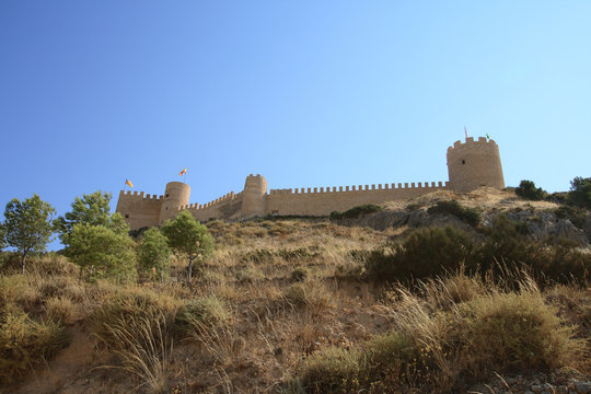Spanish castle Castalla, Alicante