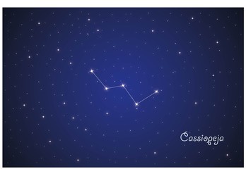 Obraz na płótnie Canvas Constellation Cassiopeja