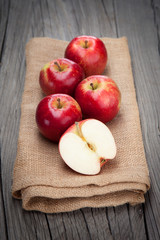 Fresh harvest of apples
