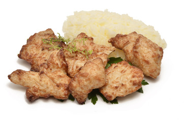 Gebratene Hähnchenbruststreifen