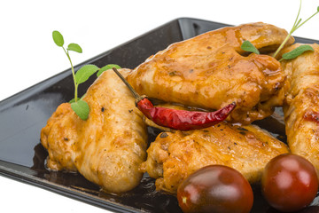 Grilled chicken wings