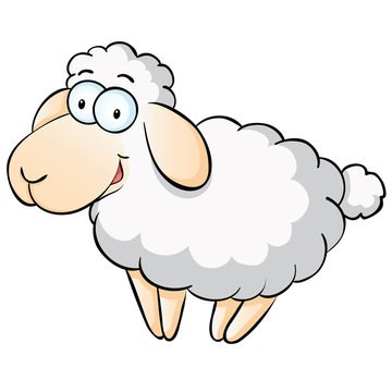niedliches Schaf