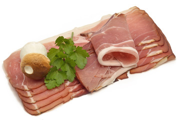 Roher Schweineschinken