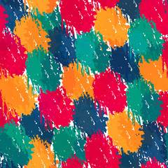 painting style seamless pattern