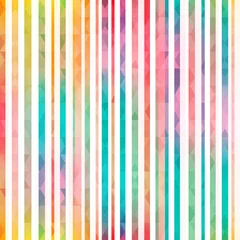 Foto op Plexiglas regenboog strepen naadloos patroon © gudinny