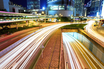 Fototapeta na wymiar Busy traffic in Hong Kong