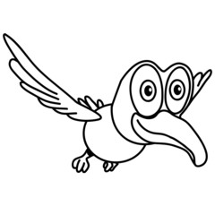 fliegen Vogel Tier witzig süss Design